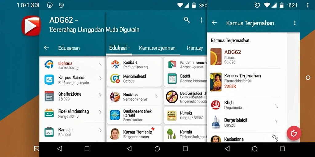 Tampilan antarmuka ADG62 yang sederhana dan fungsional.
