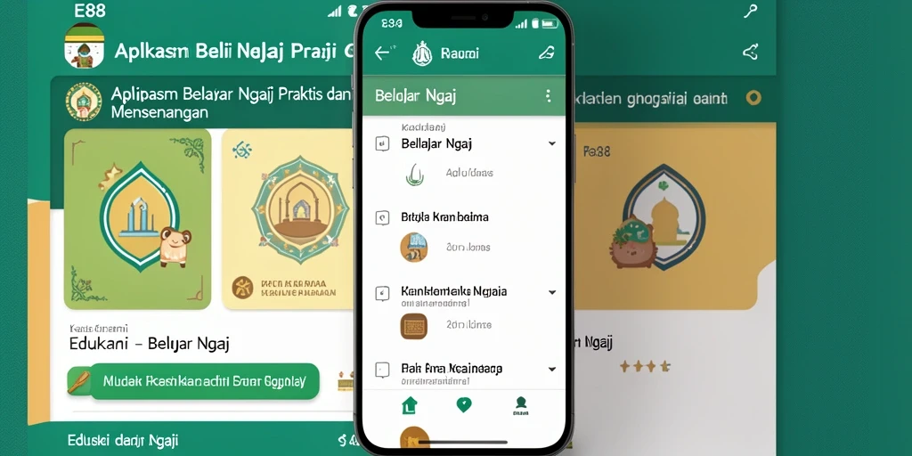 Tampilan antarmuka E88 yang menarik dan mudah digunakan.