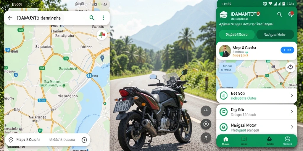 Tampilan antarmuka navigasi IDAMANTOTO yang intuitif dan informatif.