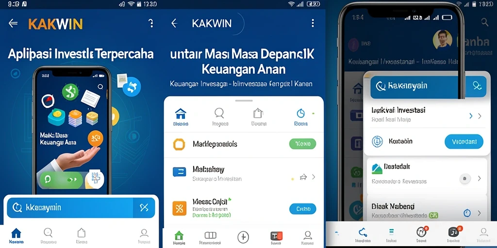 Tampilan antarmuka KAKWIN yang user-friendly dan informatif.