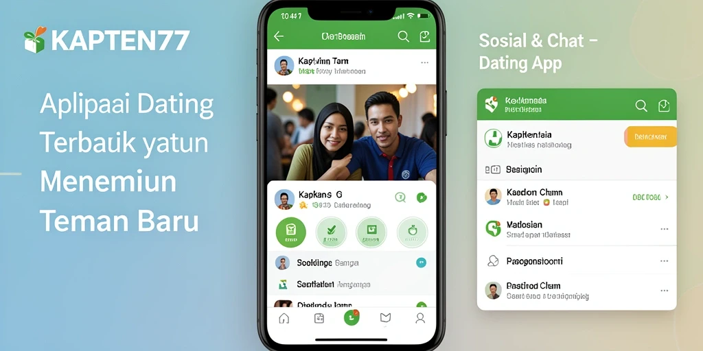 Tampilan antarmuka KAPTEN77 yang modern dan user-friendly
