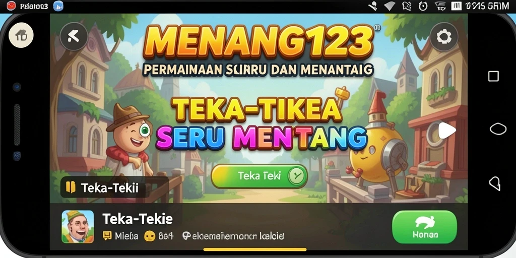 Tampilan antarmuka game Teka-Teki MENANG123 yang menarik dan mudah digunakan.
