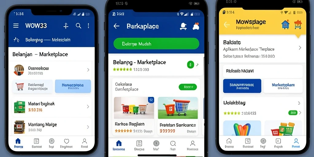 Tampilan antarmuka WOW33 yang menarik dan fungsional.