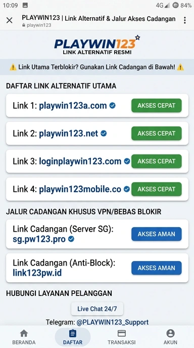 Link Alternatif Playwin123 untuk Pengguna Android di Indonesia
