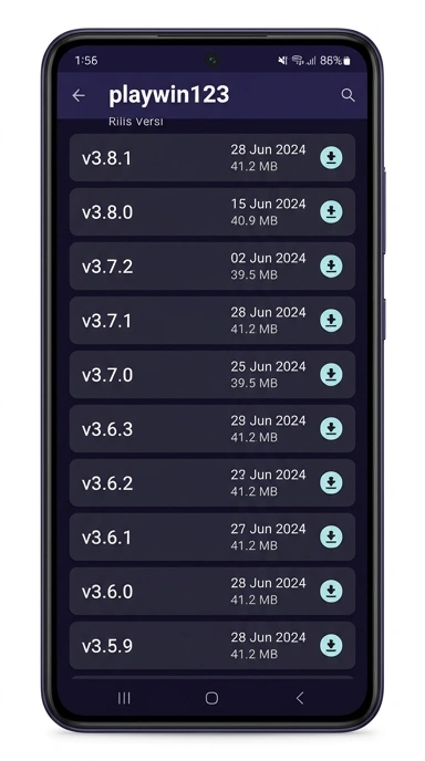 Riwayat Versi playwin123 untuk Pengguna Android